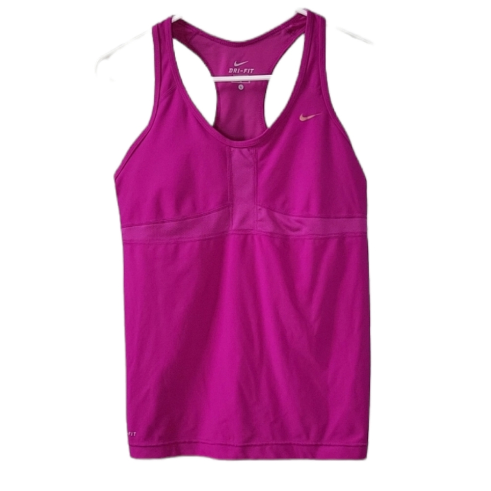 Nike Dri-Fit Bright Purple Scoopneck Racerback Tanktop